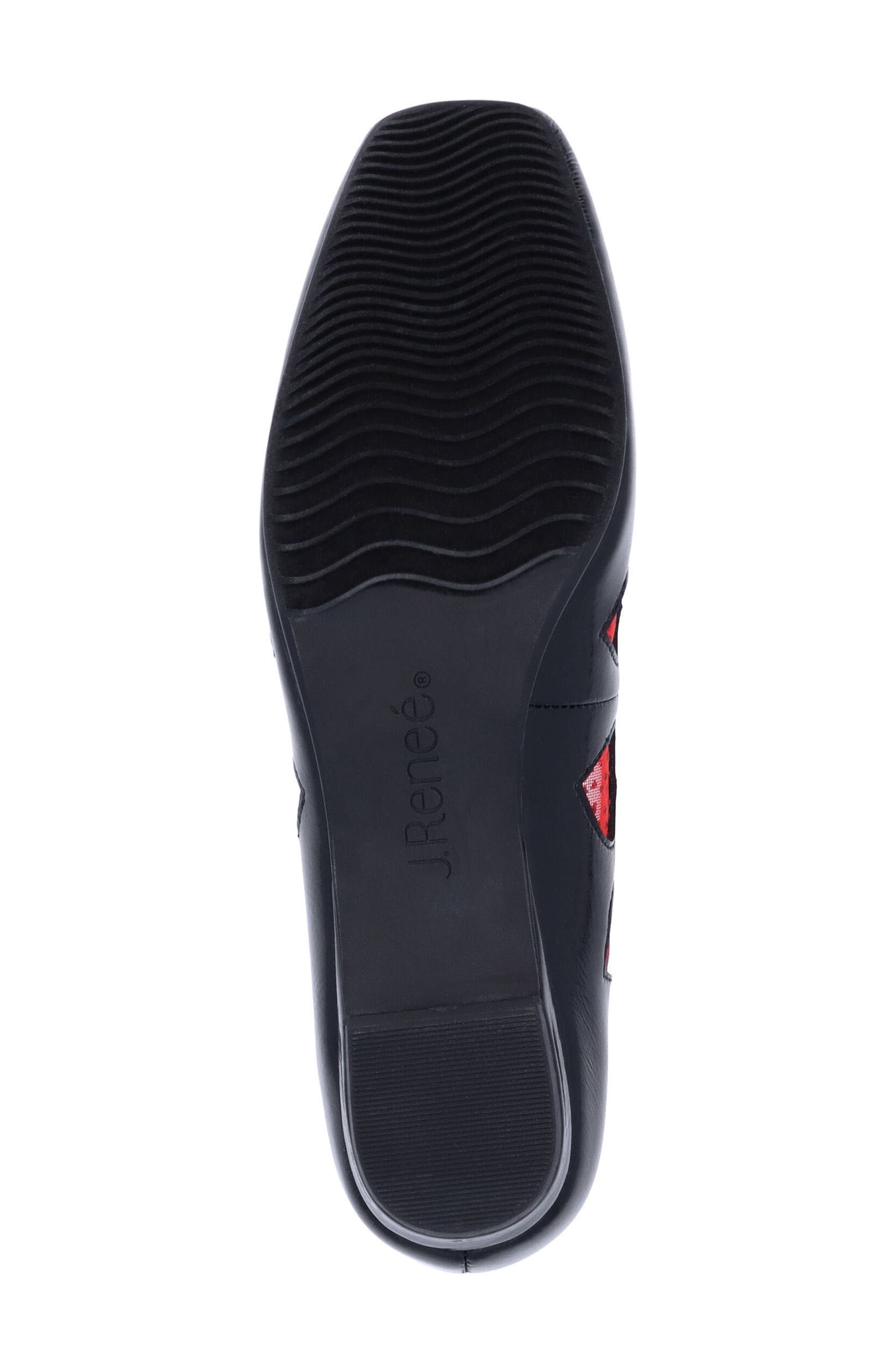 J. Reneé Truelove Flat, Alternate, color, Black/ Red