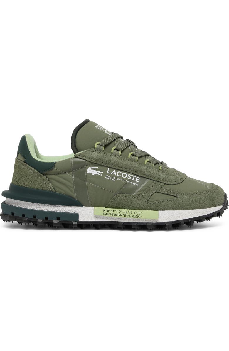 Lacoste Elite Active Sneaker, Alternate, color, Khaki/ White