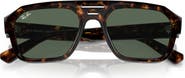 Ray-Ban Corrigan Irregular 54mm Rectangular Sunglasses