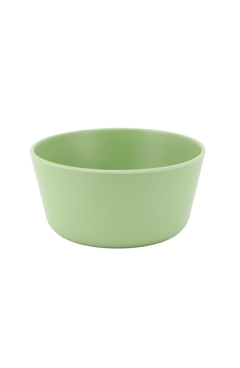 Gibson Home Fairhope 12 Piece Melamine Round Dinnerware Set, Alternate, color, Green