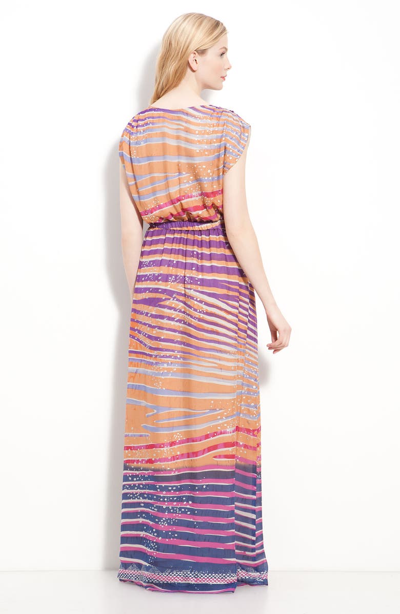 Presley Skye 'Jaclyn' Silk Chiffon Maxi Dress, Alternate, color, 