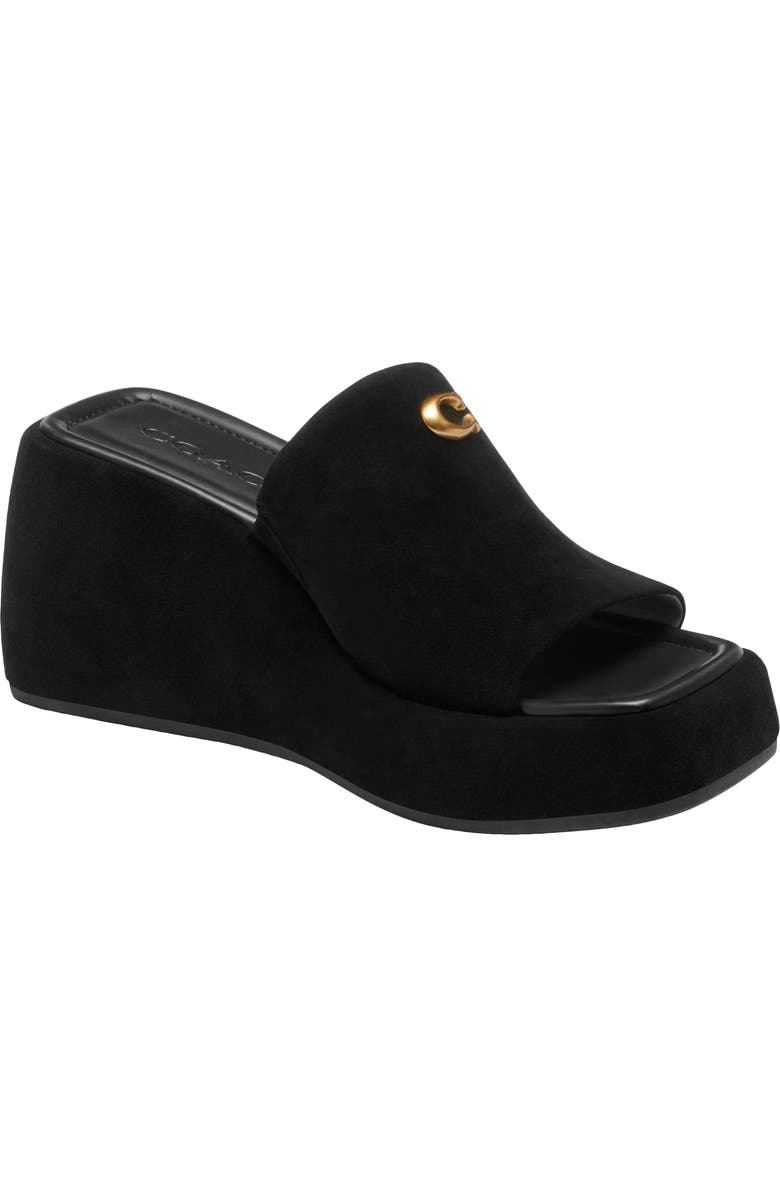 COACH Marie Platform Wedge Sandal, Main, color,