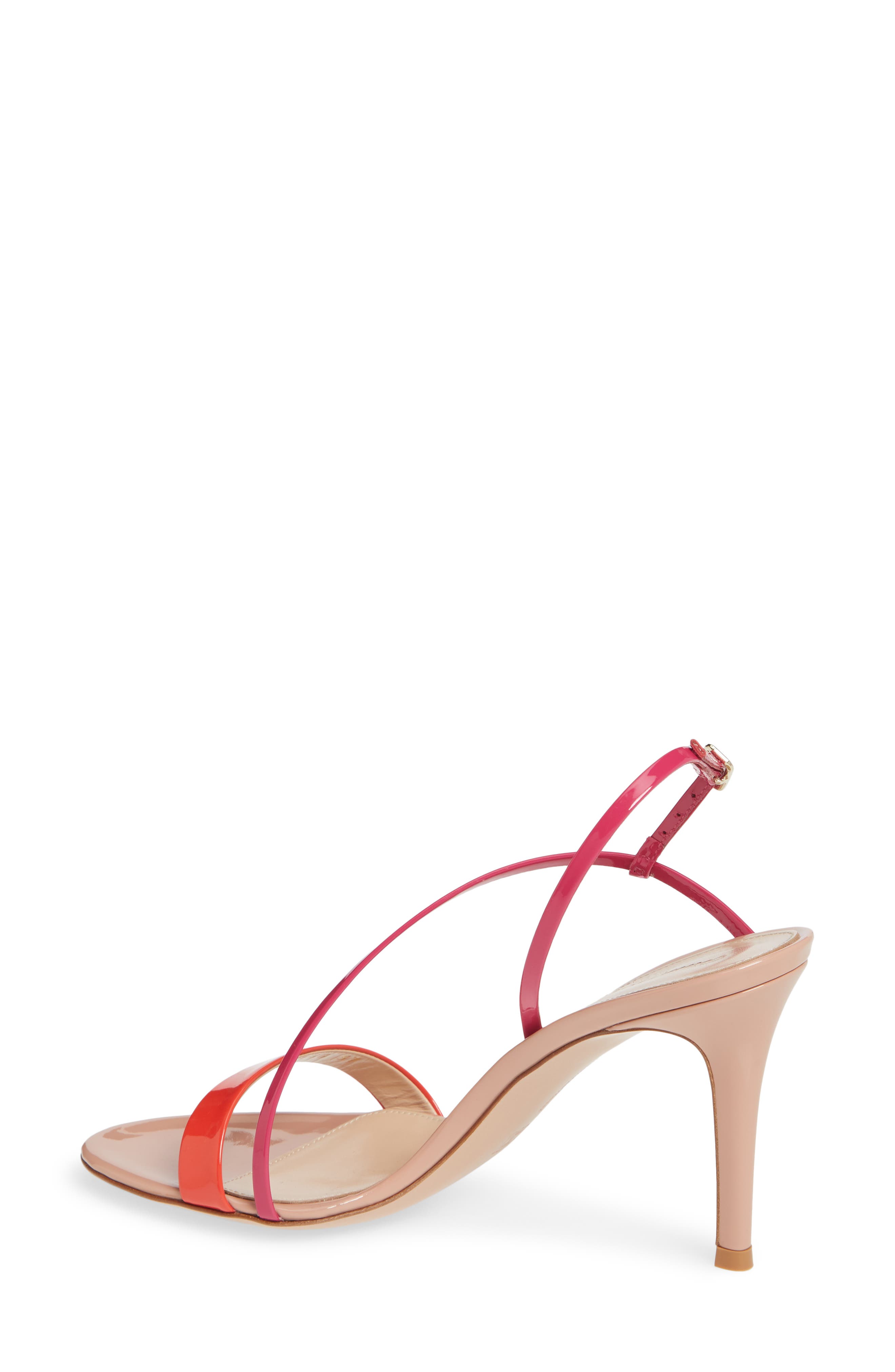 Gianvito Rossi Asymmetrical Strap Sandal, Alternate, color, 