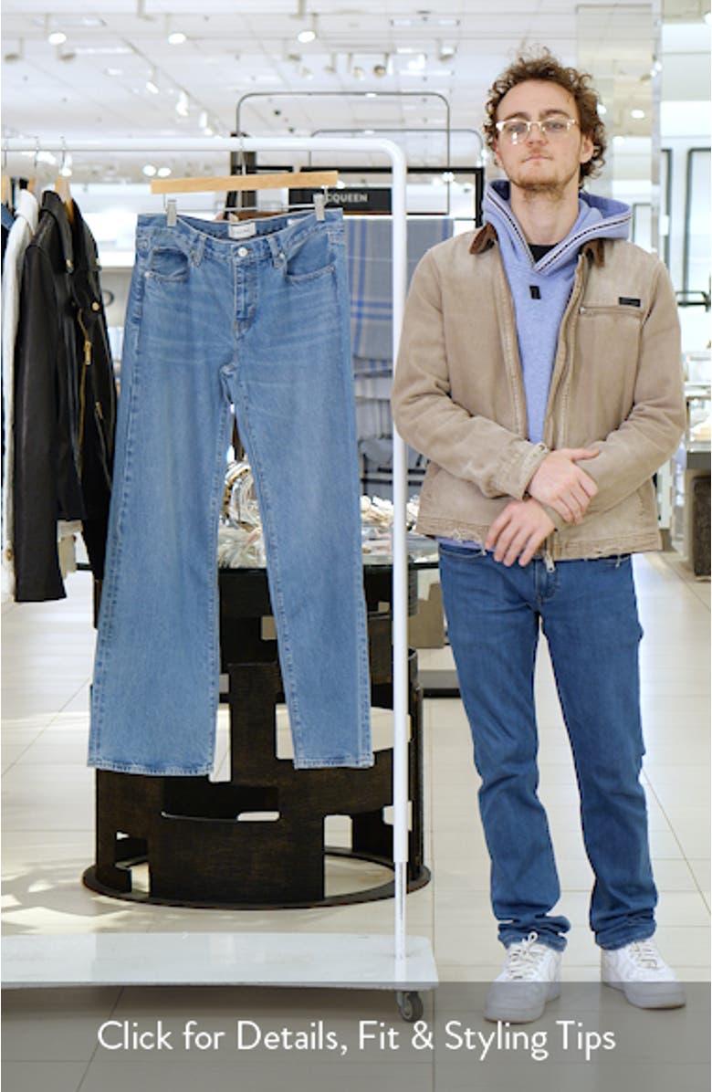 The Saturday Low Rise Relaxed Straight Leg Jeans, sales video thumbnail