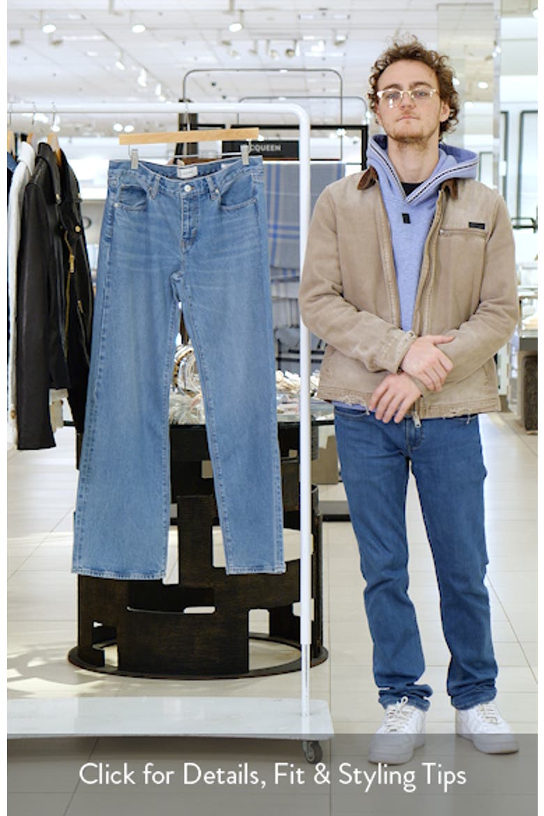 The Saturday Low Rise Relaxed Straight Leg Jeans video