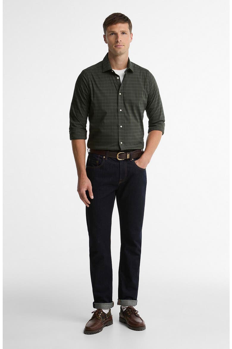 Harleton Tailored Fit Tartan Shirt, Alternate, color, PINE GLEN