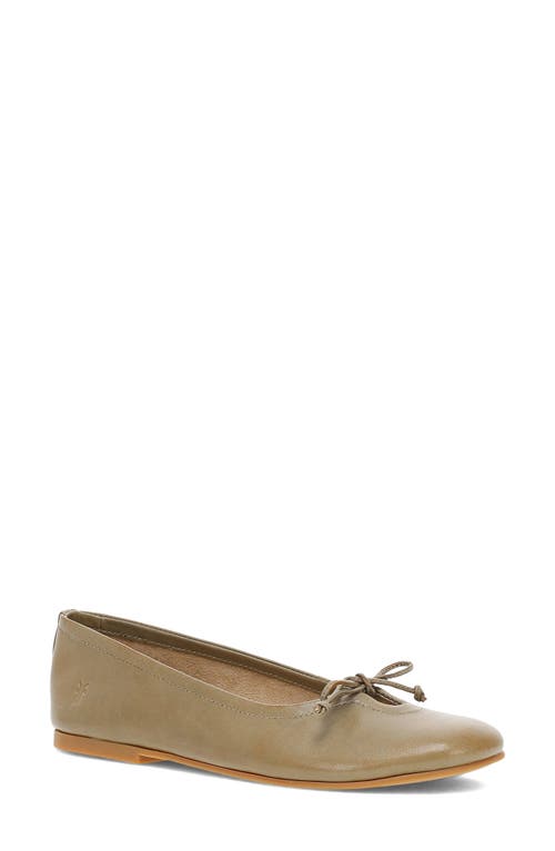 Frye Emma Ballet Flat In Eucalyptus