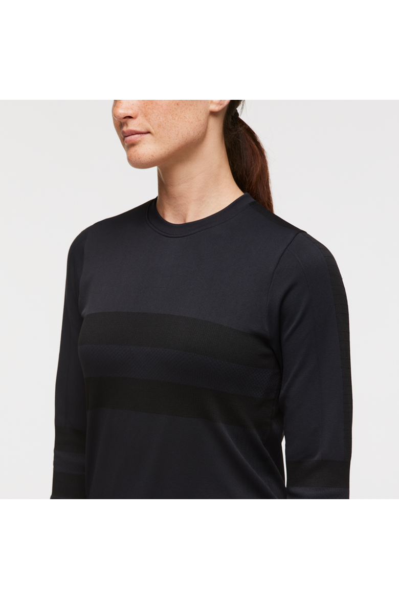 Debajo Seamless Baselayer Crew - Women's, Alternate, color, Cotopaxi Black