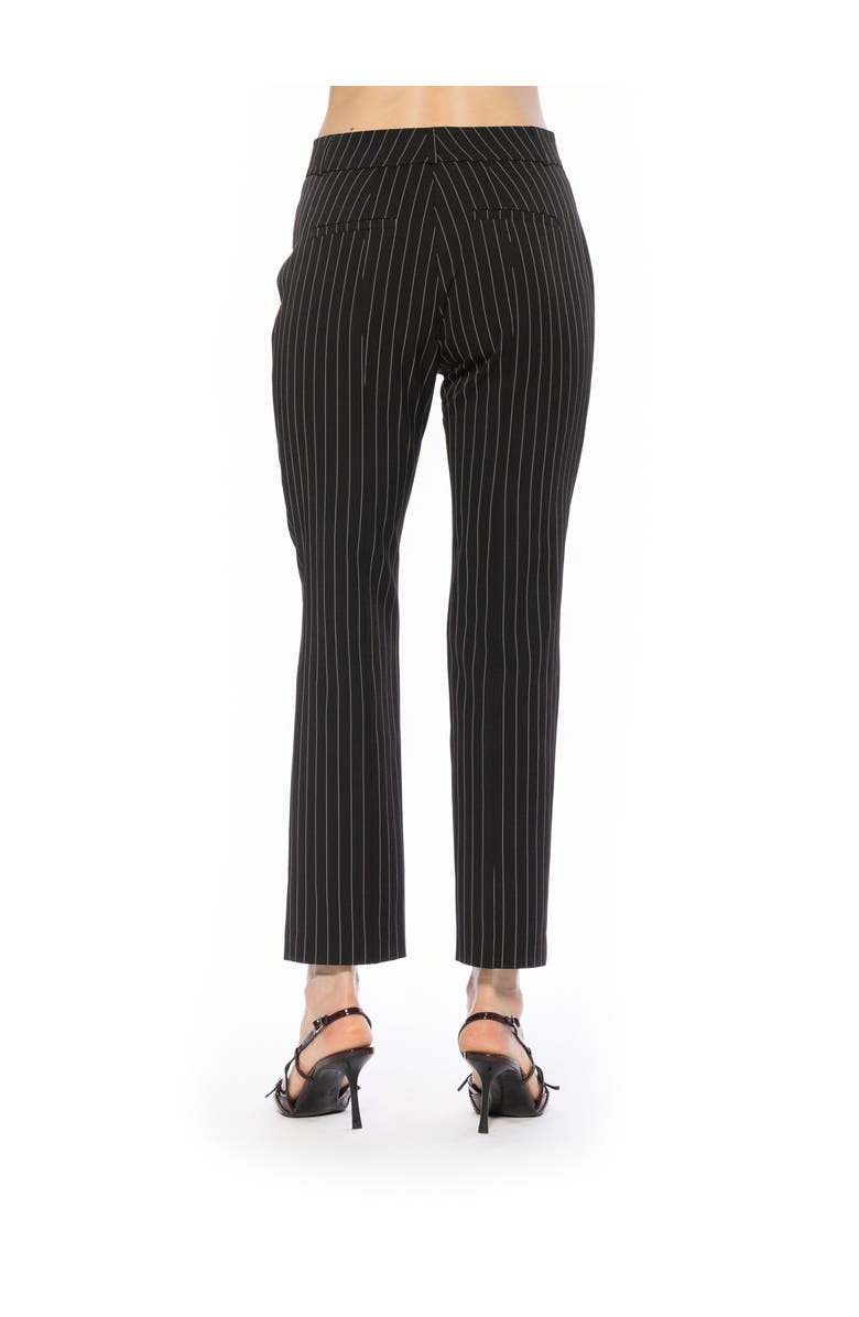 Alexia Admor Lior Striped Pants, Alternate, color, Black Pinstripe