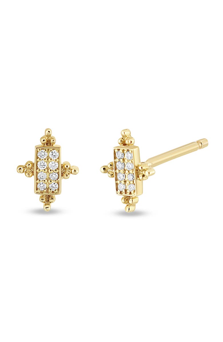 Bony Levy Icon 18K Yellow Gold Diamond Stud Earrings, Main, color, 