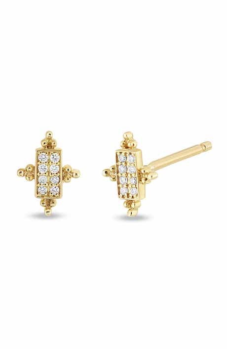 Bony Levy Icon 18K Yellow Gold Diamond Stud Earrings