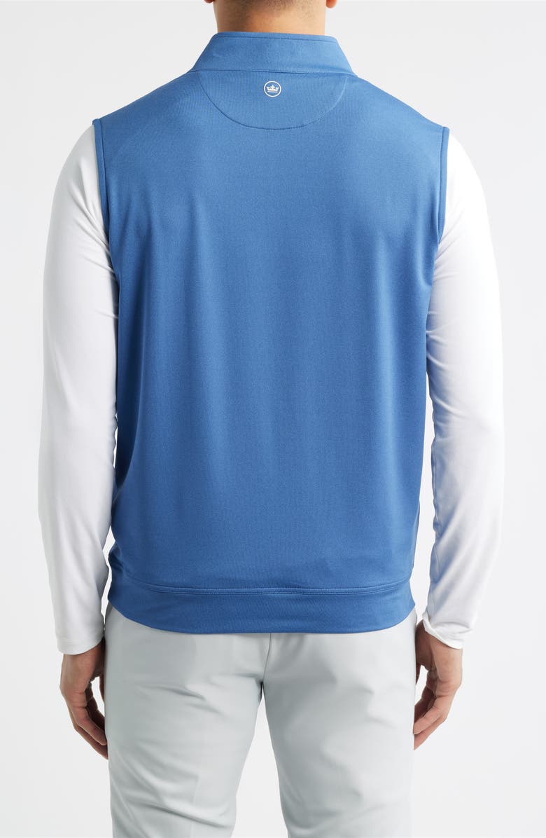 Peter Millar Galway Performance Quarter Zip Vest, Alternate, color, Windsor Blue