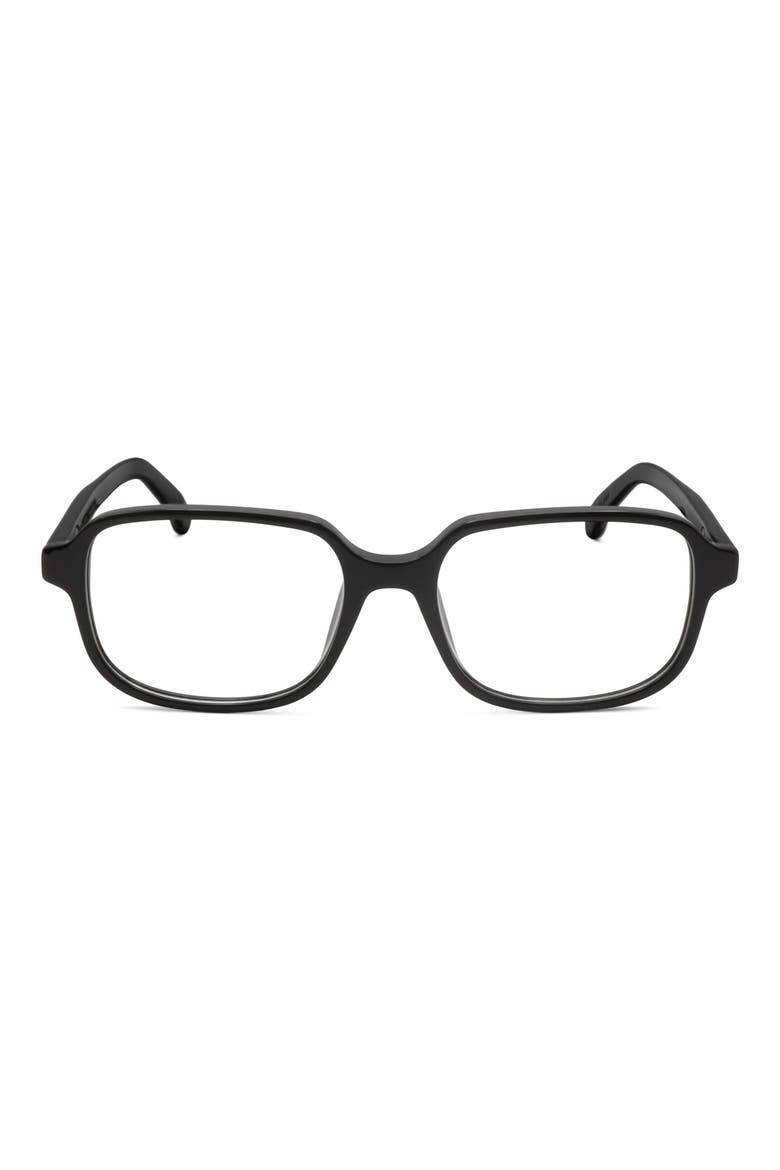 54mm Round Reading Glasses, Main, color, BLACK