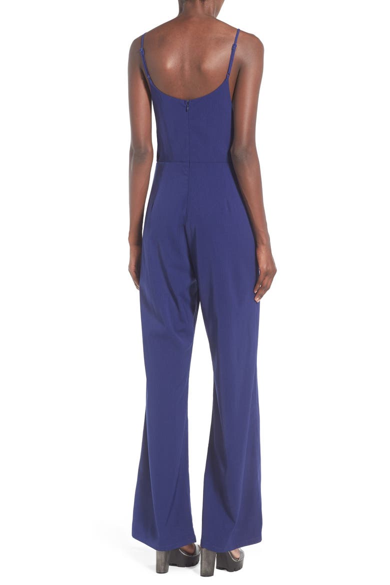 Keyhole Jumpsuit, Alternate, color, BLUE