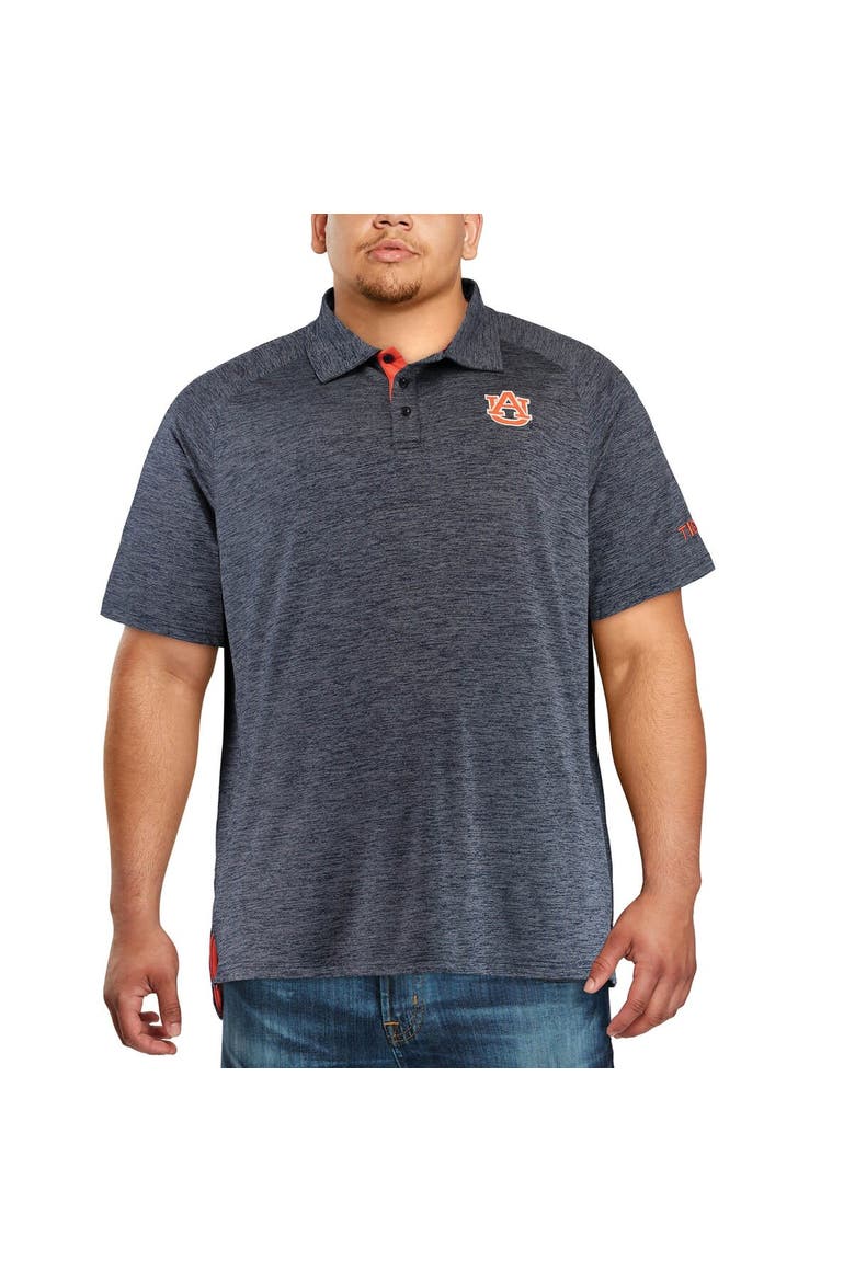 Men's Colosseum Navy Auburn Tigers Big & Tall Down Swing Polo, Alternate, color, Navy