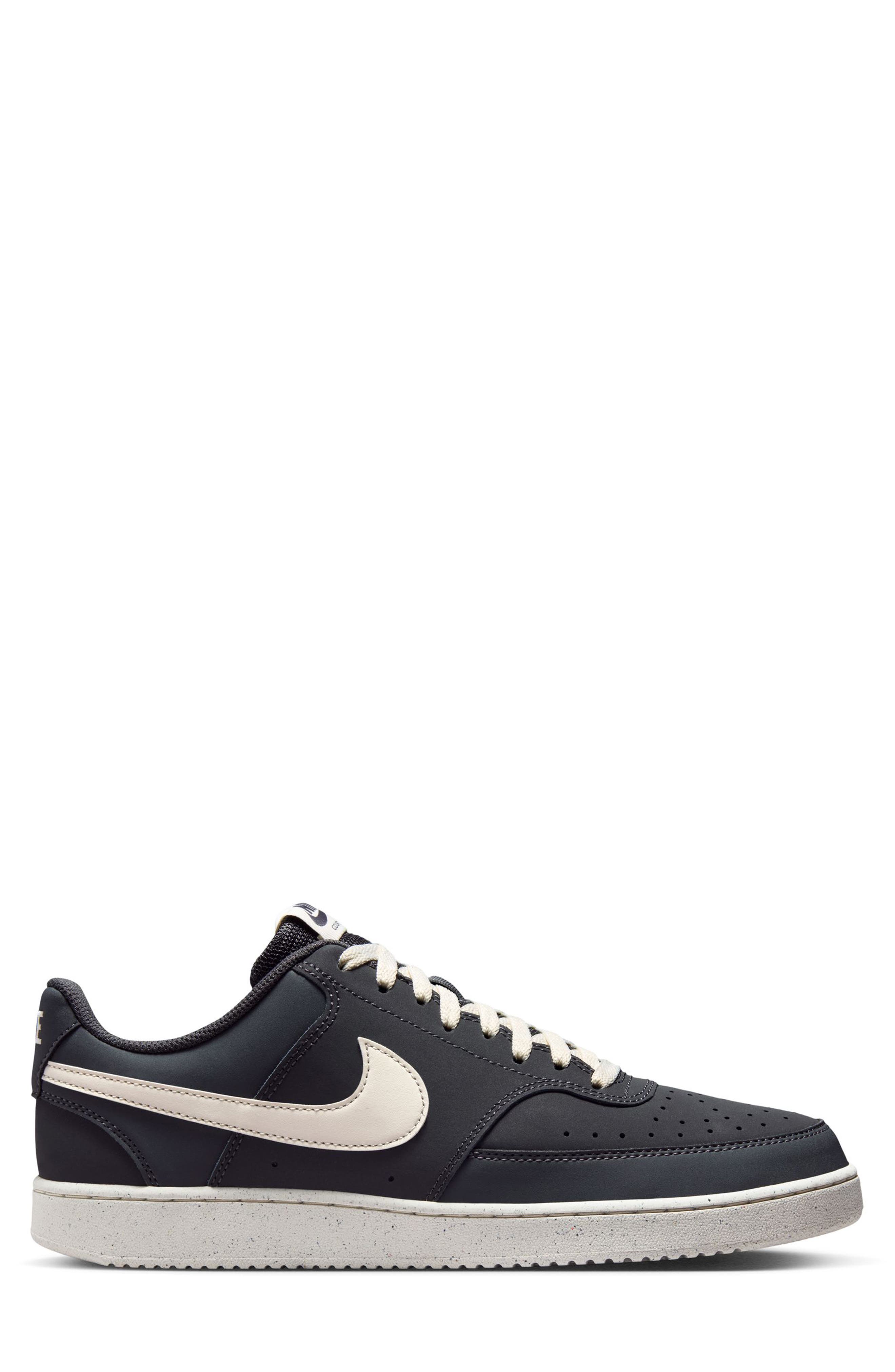 Nike Court Vision Low V2 Sneaker, Alternate, color, Anthracite/ Pale Ivory