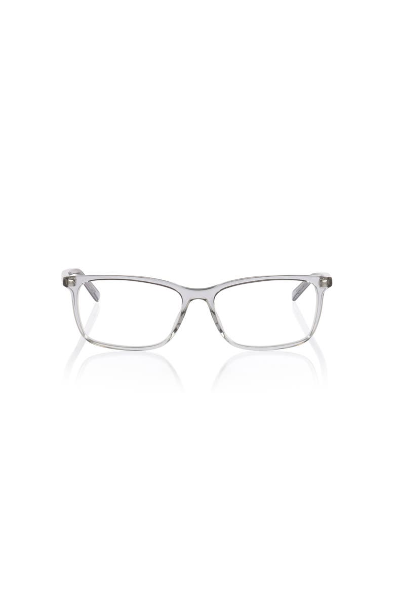 57mm Rectangle optical glasses, Alternate, color, Silver