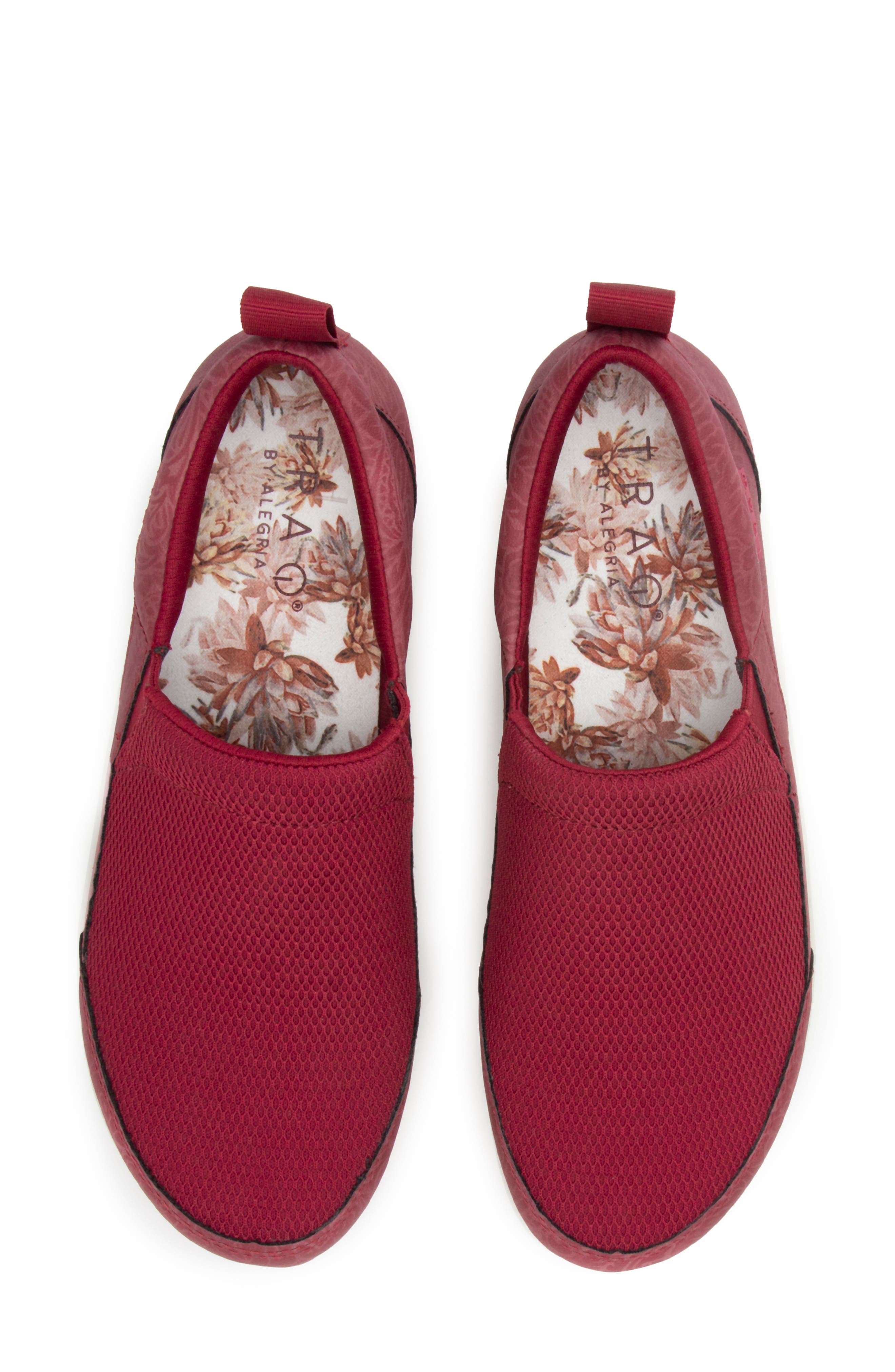 Mellodiq Slip-On Sneaker, Alternate, color, METTA WINE FABRIC