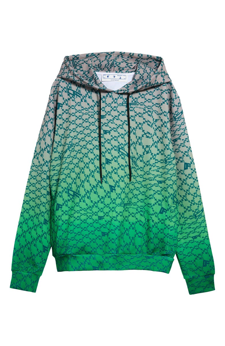 Off-White Men's Ombré Monogram Sport Hoodie, Alternate, color, 