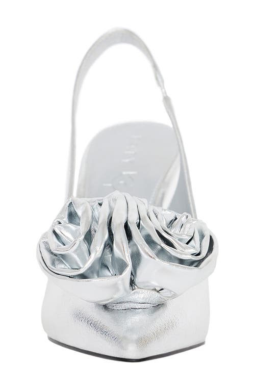 Katy Perry The Laterr Pointed Toe Slingback Pump In Silver