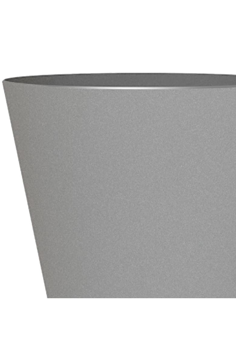 Bloem 14 Inch Tall Finley Tapered Round Planter, Cement, Alternate, color, Gray
