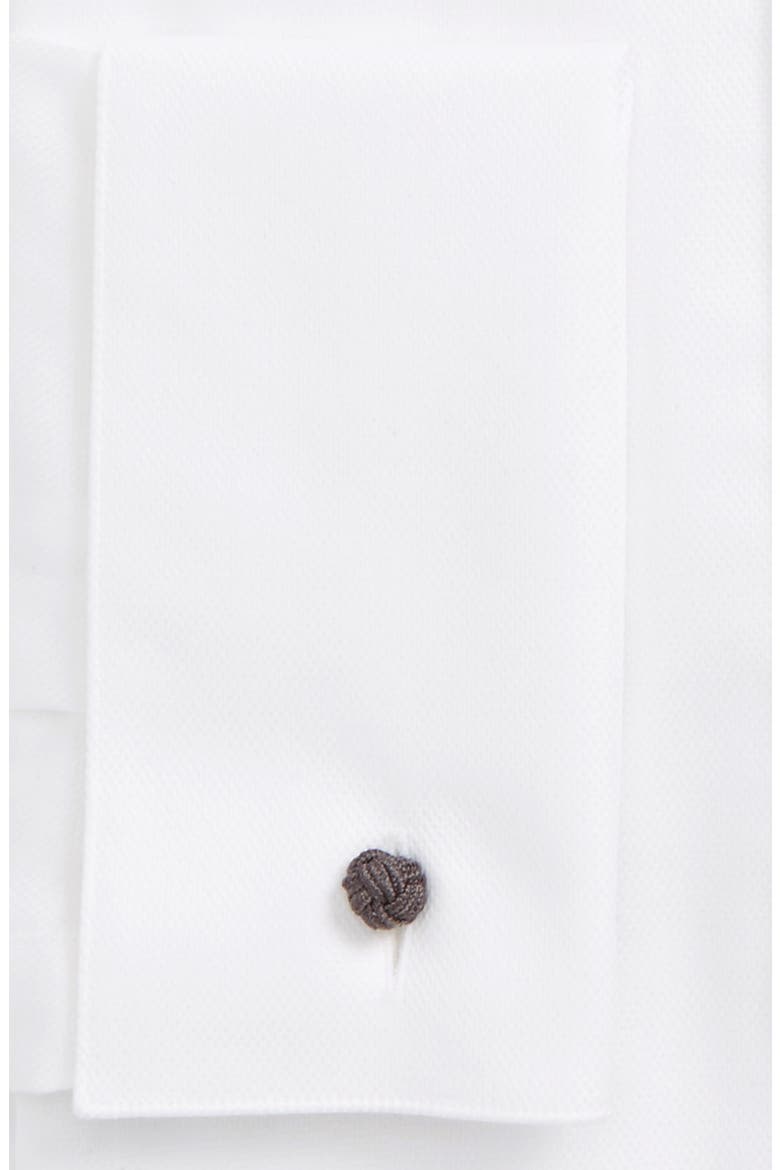 Myron Sharp Fit Tuxedo Shirt, Alternate, color, WHITE