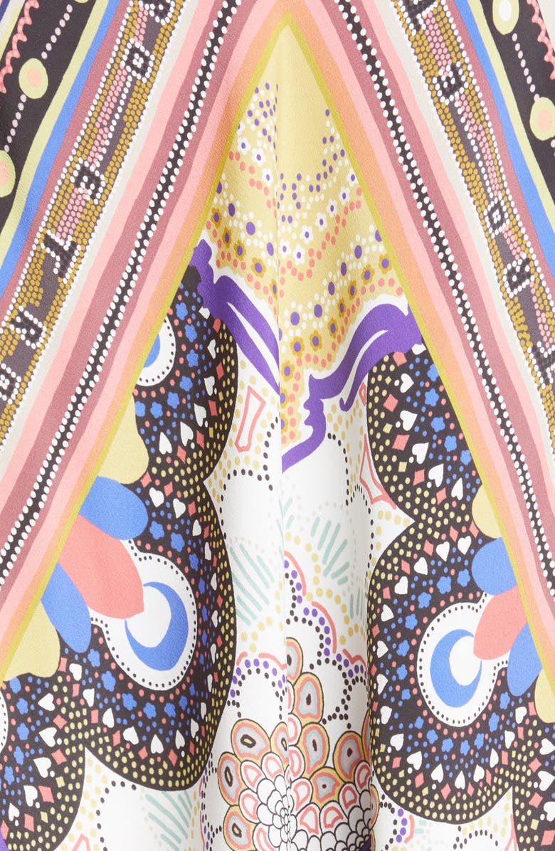 Etro Geo Print Cover-Up Poncho, Alternate, color, 