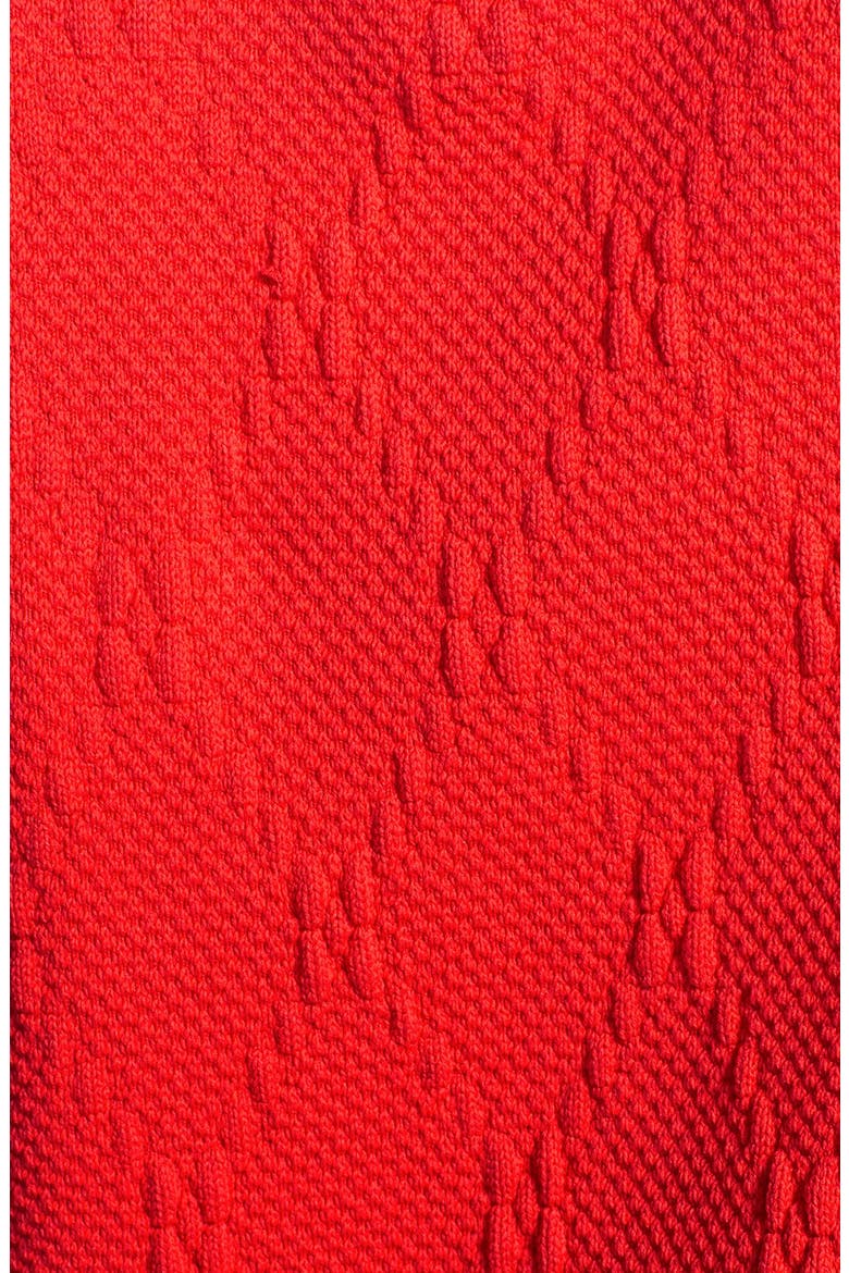 Diamond Jacquard Sweater, Alternate, color, RED SCARLET