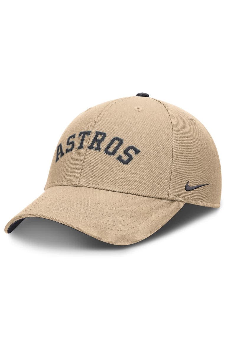 Nike Men's Nike Khaki Houston Astros Rise Adjustable Hat, Alternate, color, Khaki