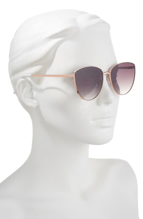 Vince Camuto Metal Cat Eye Sunglasses In Gold