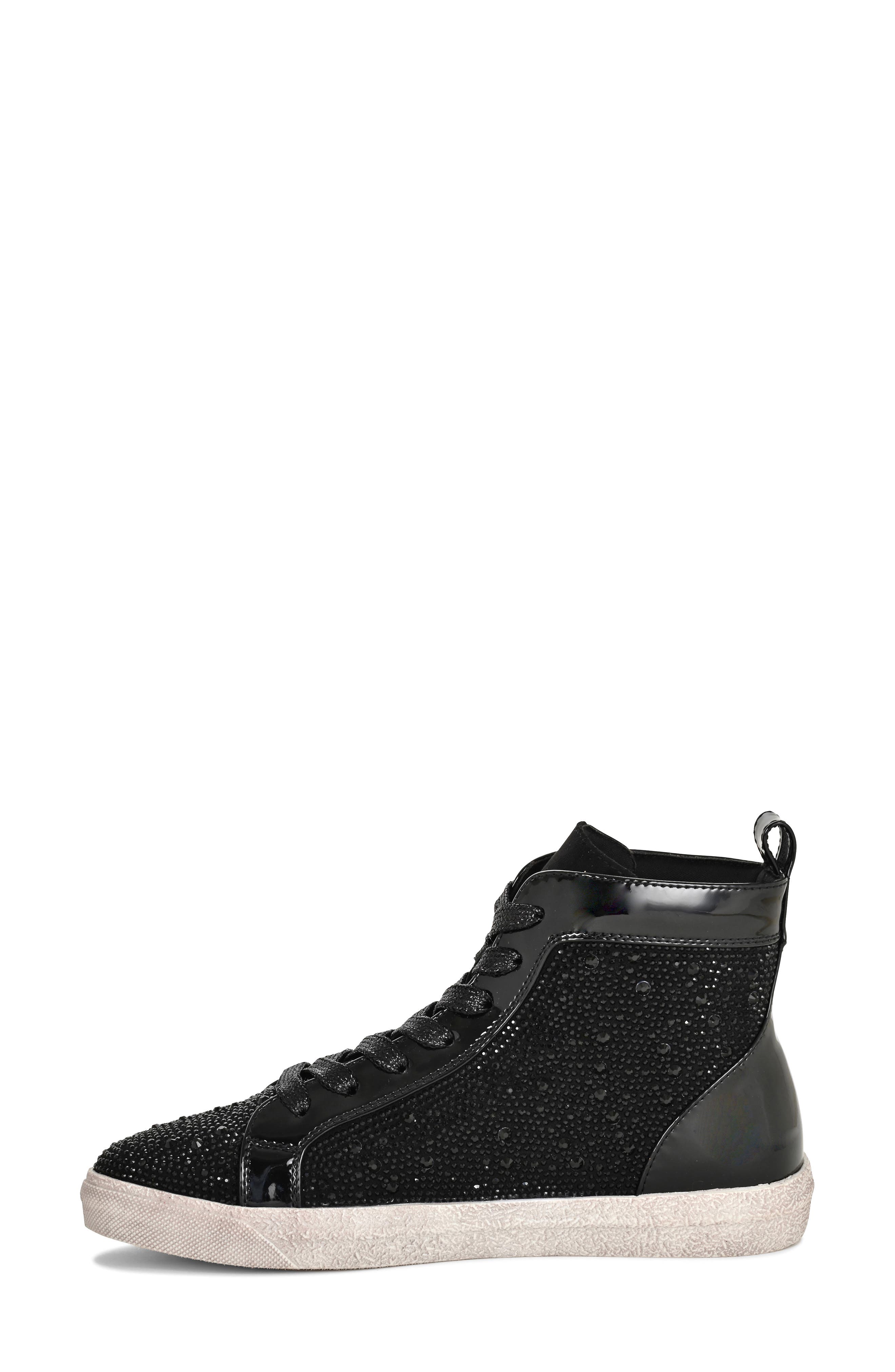 NINETY UNION Foxy High Top Sneaker, Alternate, color, Black