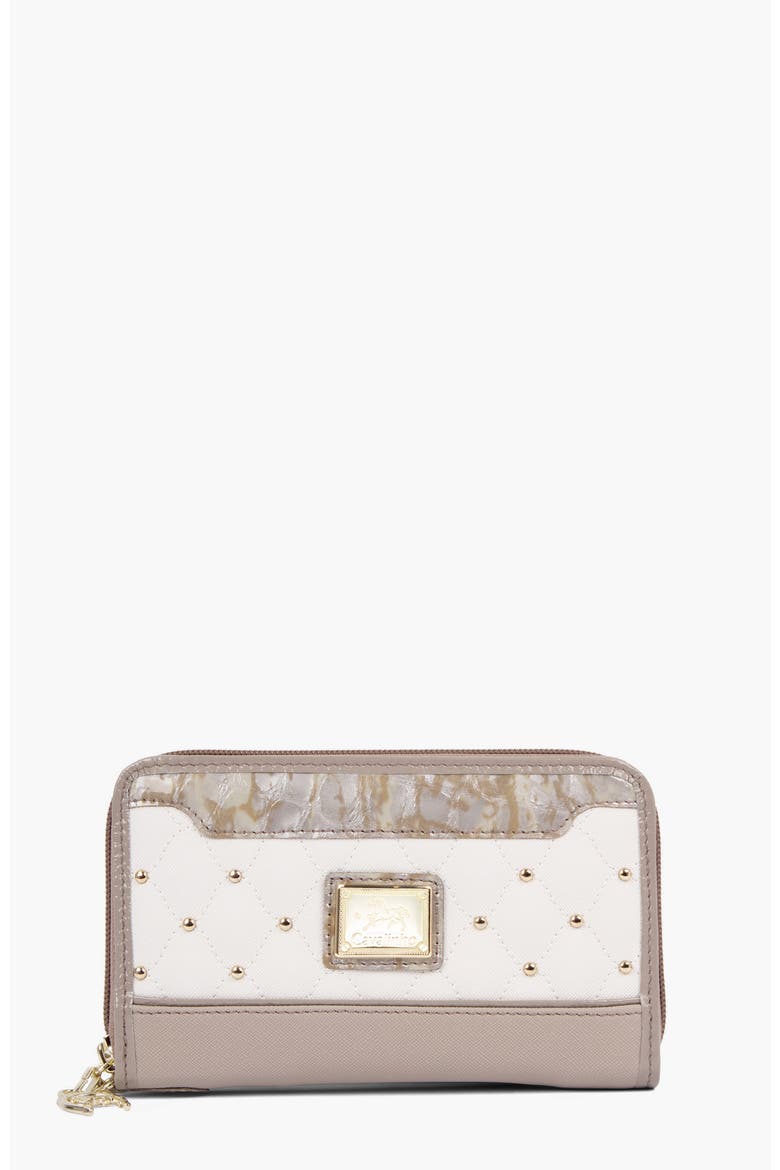Craft Small Wristlet Wallet 220, Main, color, Beige / White