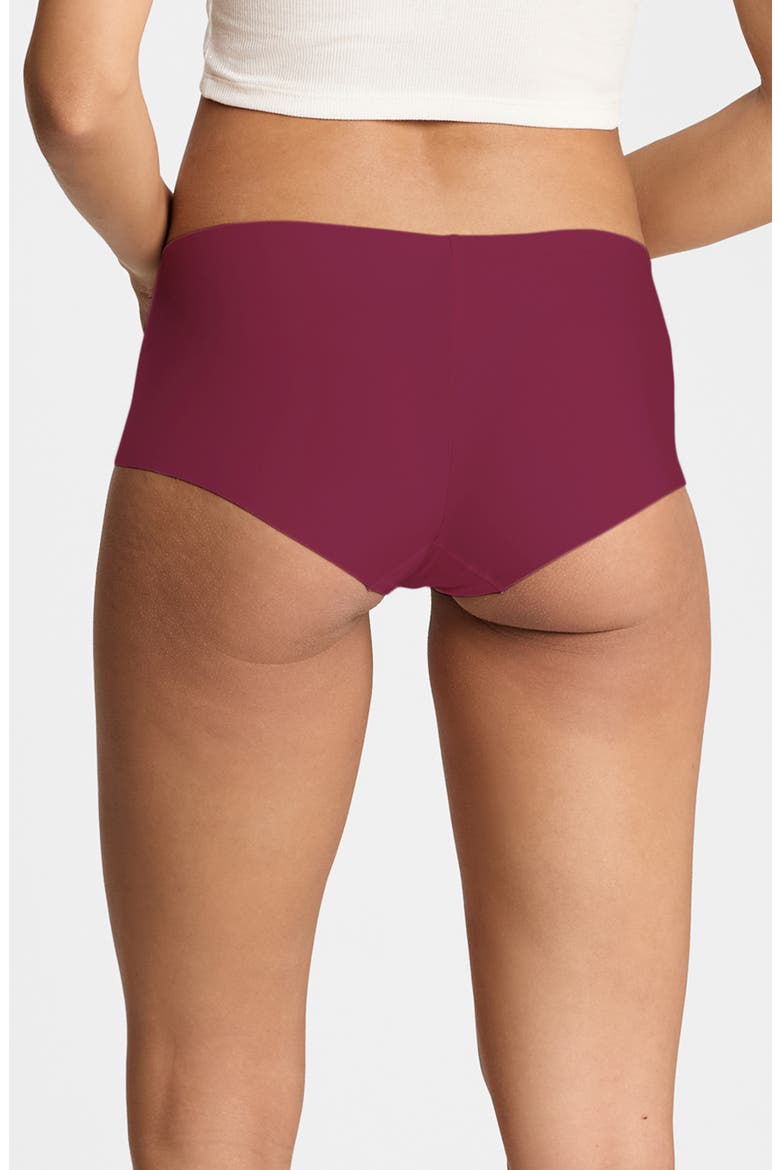 Butter 2-Pack Hipster Boyshorts, Alternate, color, BURGUNDY/ PINK