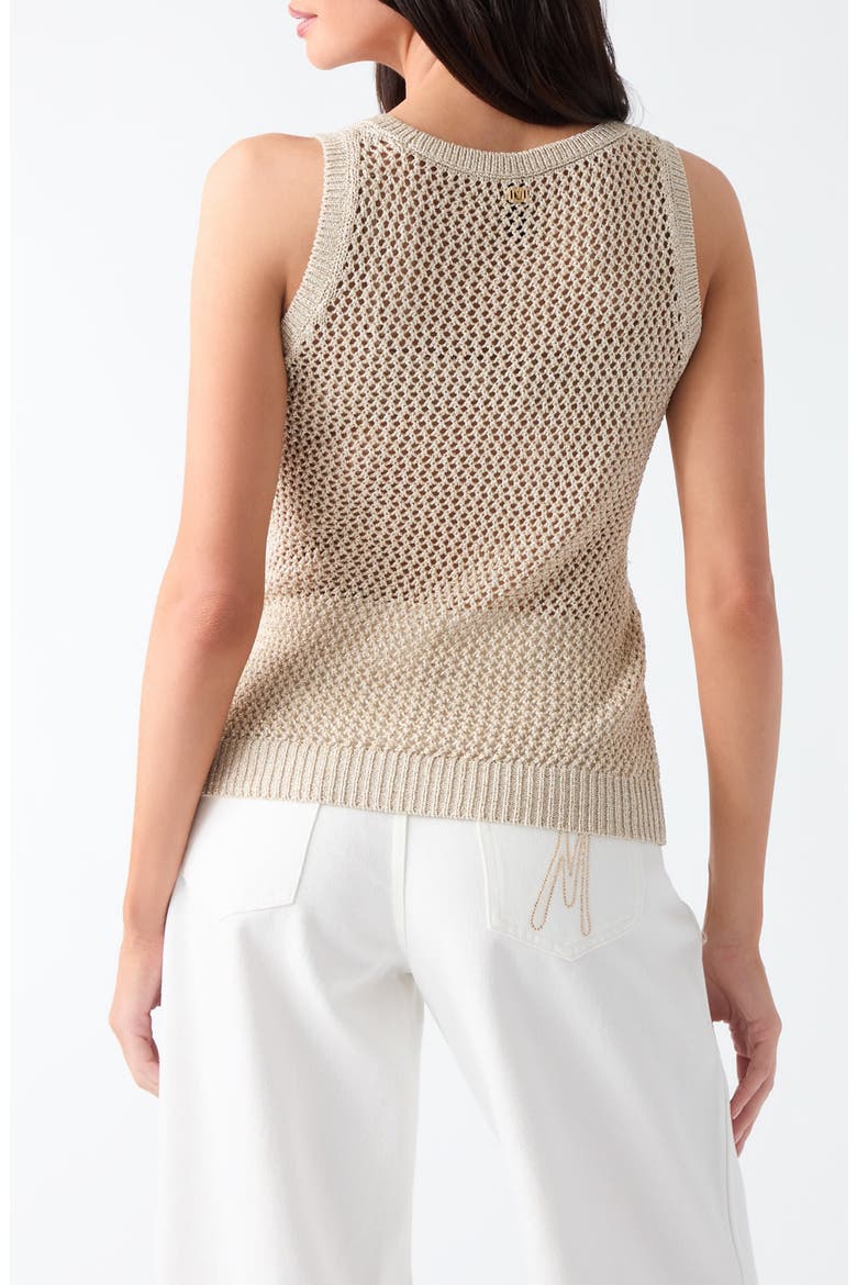 Najat Open Knit Sleeveless Sweater, Alternate, color, CREAMY GOLD MULTI