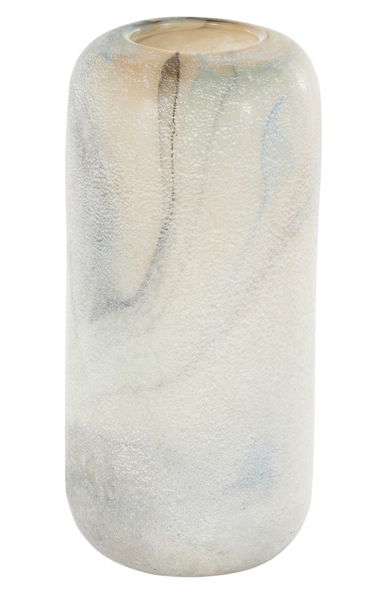 GINGER BIRCH STUDIO Cream Glass Vase, Alternate, color, 