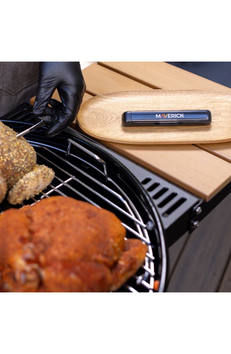 Maverick STAKE Wireless Bluetooth Thermometer, Alternate, color, Black/Silver