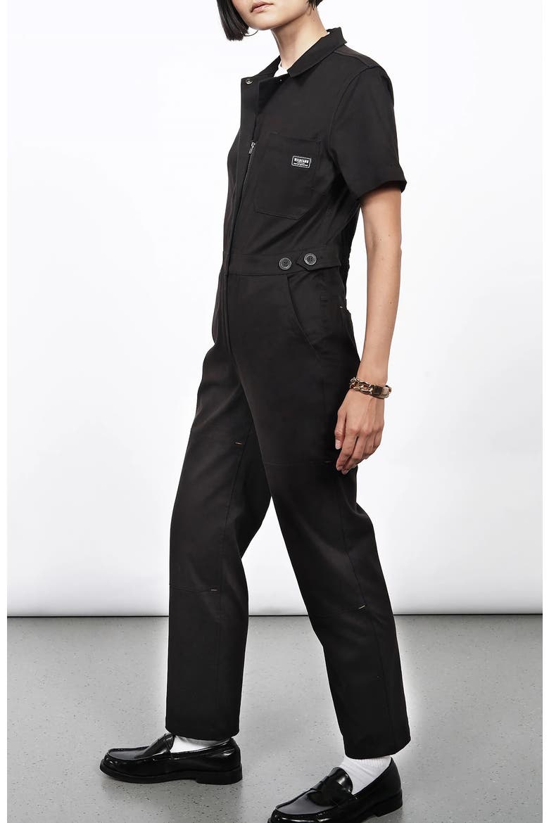 The Essential High Waisted Coverall, Alternate, color, BLACK