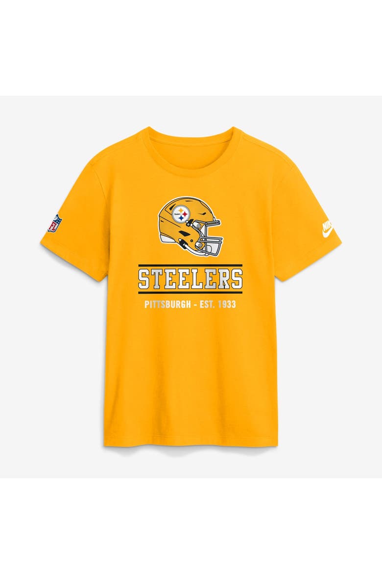 Men's Nike Gold Pittsburgh Steelers Sideline Alternate Final Sprint Dri-FIT T-Shirt, Main, color, Gold