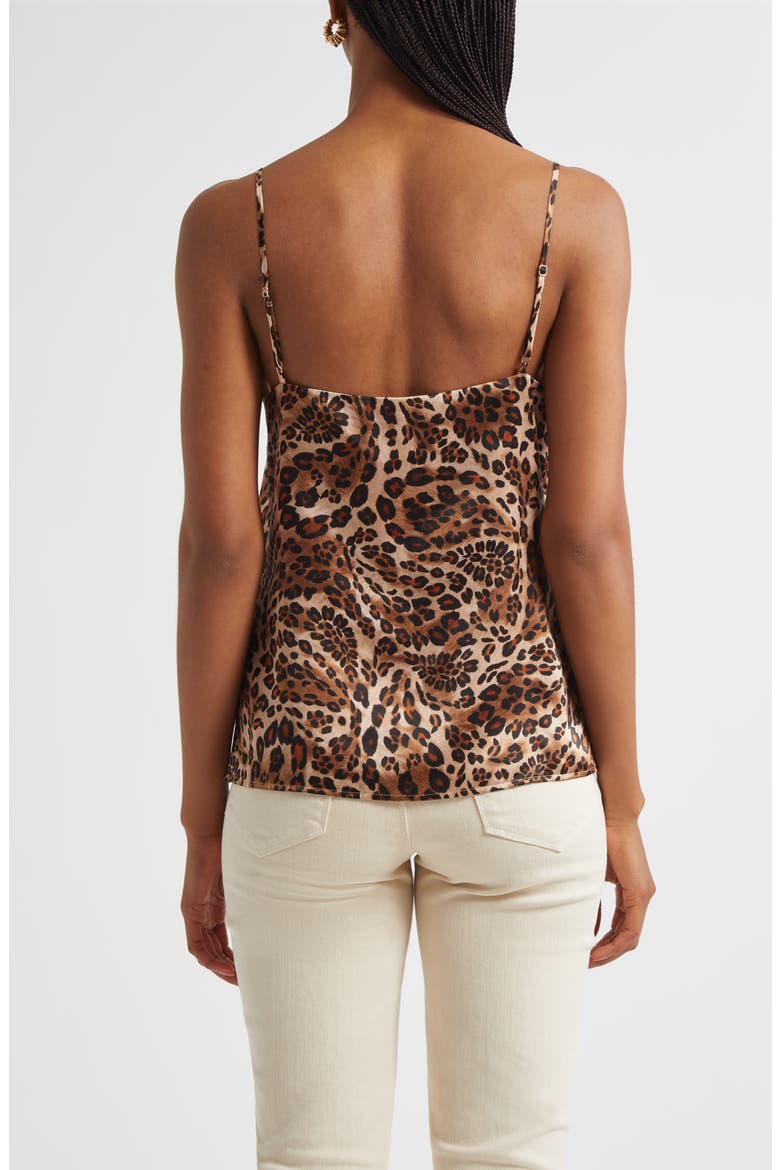 Jane Print Silk Camisole, Alternate, color, Cinnamon Swirl Paisley Leopard