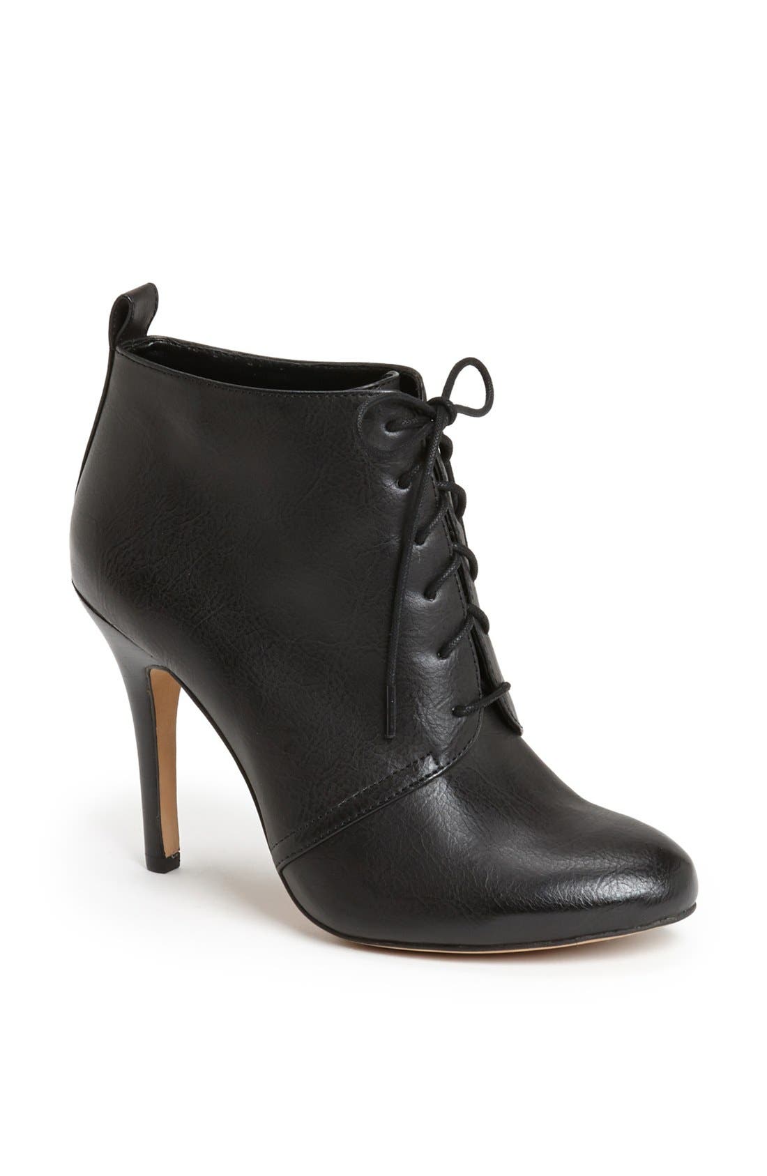 Julianne Hough for Sole Society 'Glenna' Bootie, Main, color, BLACK