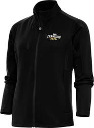 ANTIGUA Women's Antigua Black San Francisco Dons Generation Full-Zip Jacket