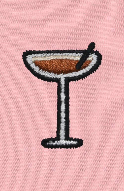 Dalix Espresso Martini Cropped Hoodie In Pink