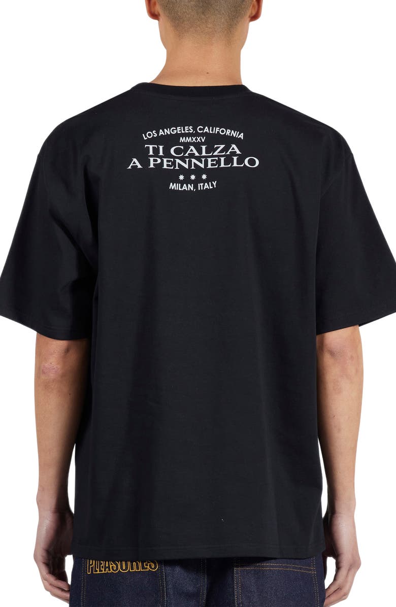 PLEASURES x Iuter Alberto Embroidered Graphic T-Shirt, Alternate, color,