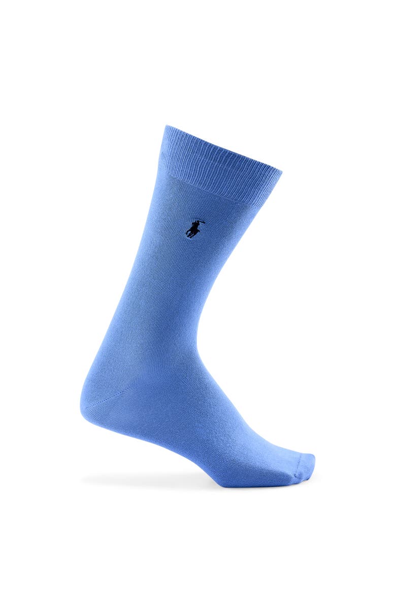 Polo Ralph Lauren Big & Tall 3-pk Supersoft Crew Socks V2, Alternate, color, Light Blue