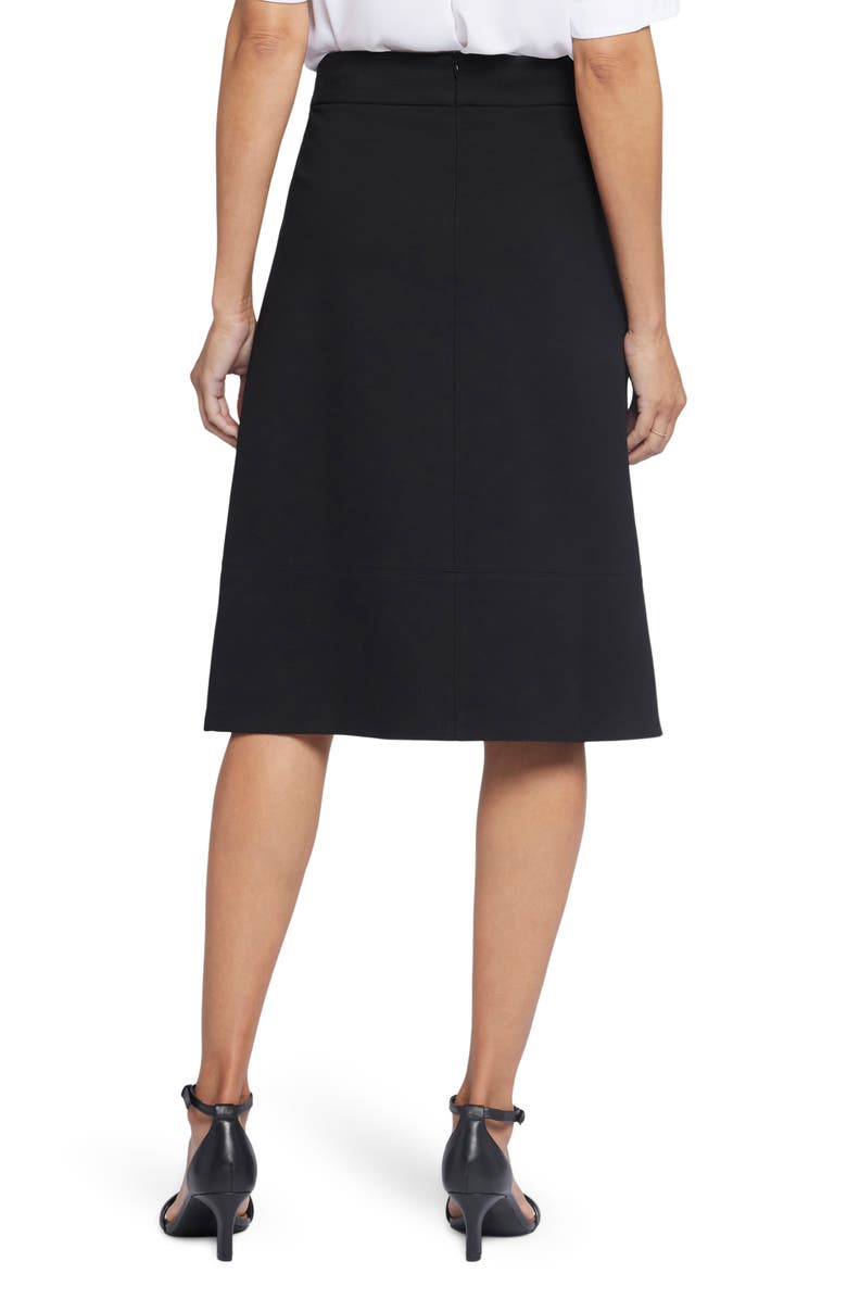 NYDJ A-Line Skirt, Alternate, color, Black