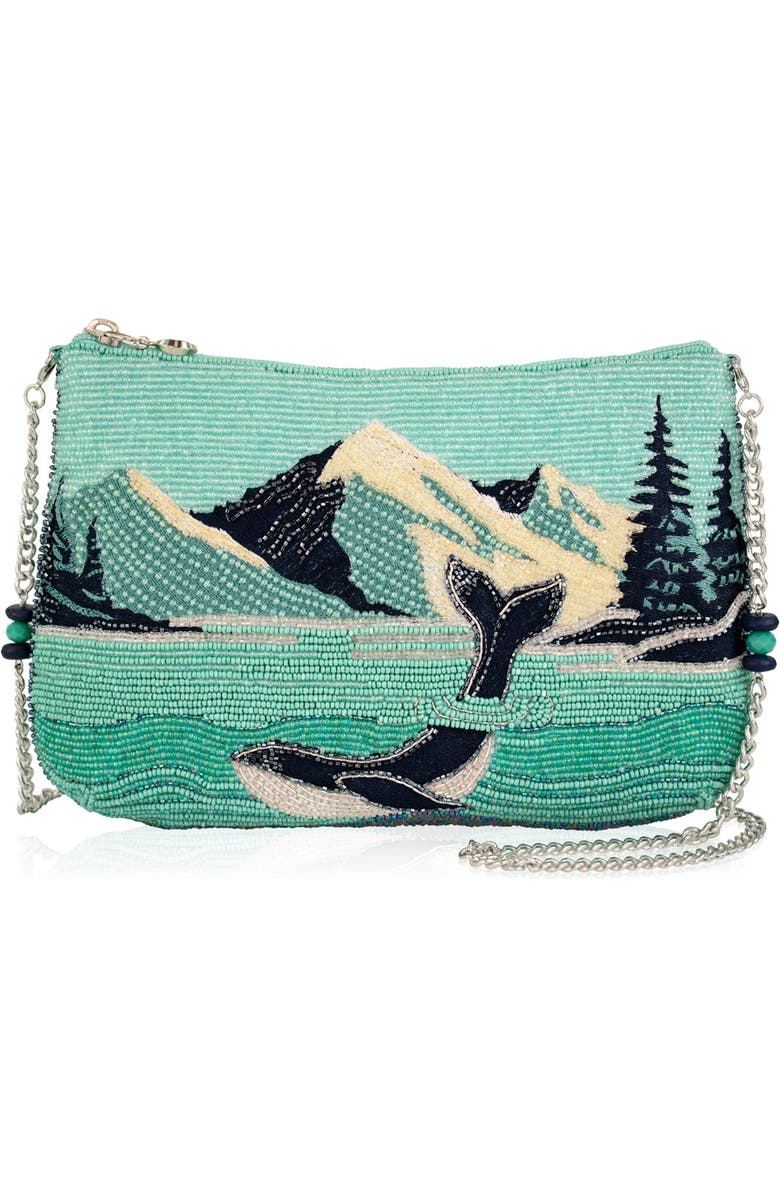 Mary Frances Accessories Sea to Sky Crossbody Handbag, Main, color, Blue