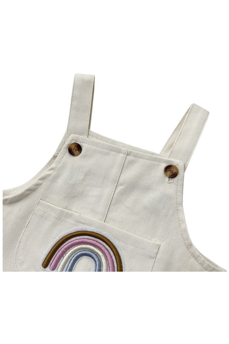 Charlie Cotton Overalls, Alternate, color, WHITE