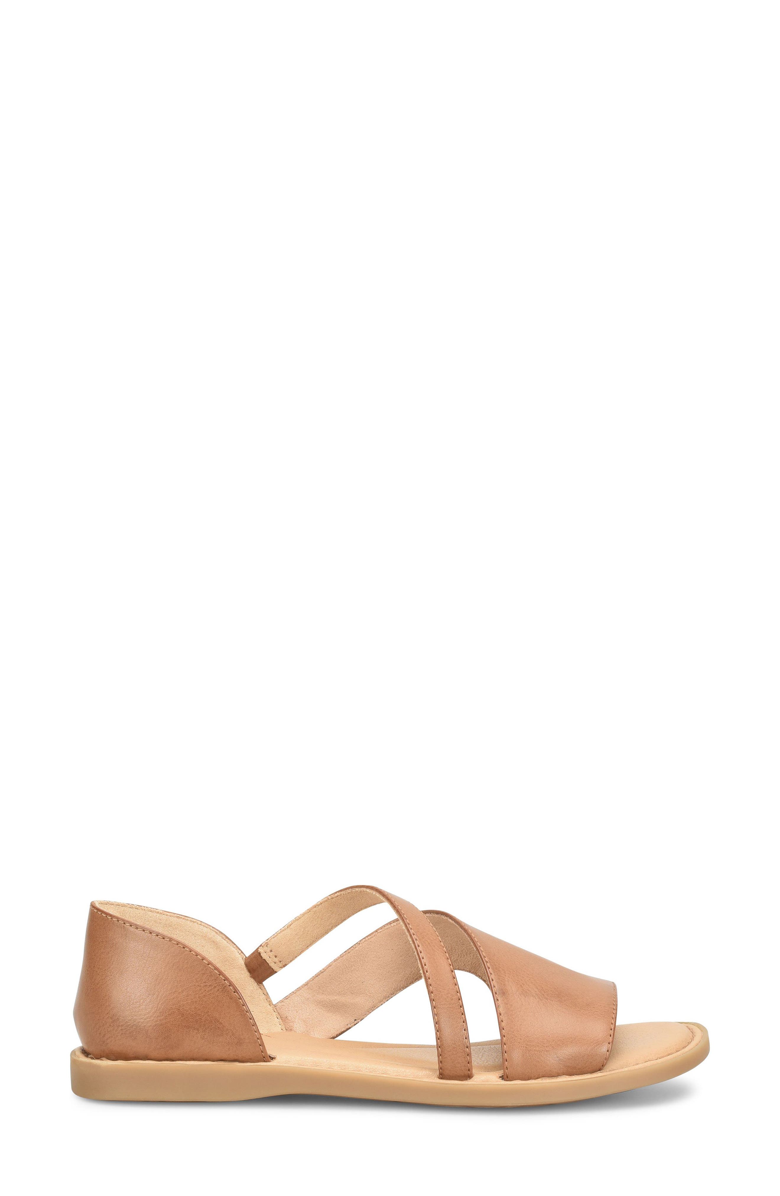 Melly Half d'Orsay Sandal, Alternate, color, TAN