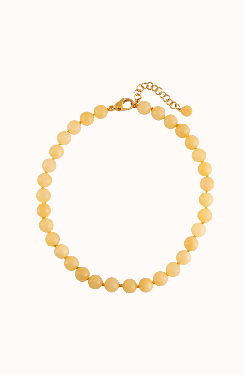 Joiana Jewelry Mini Mello Necklace, Main, color, Clementine