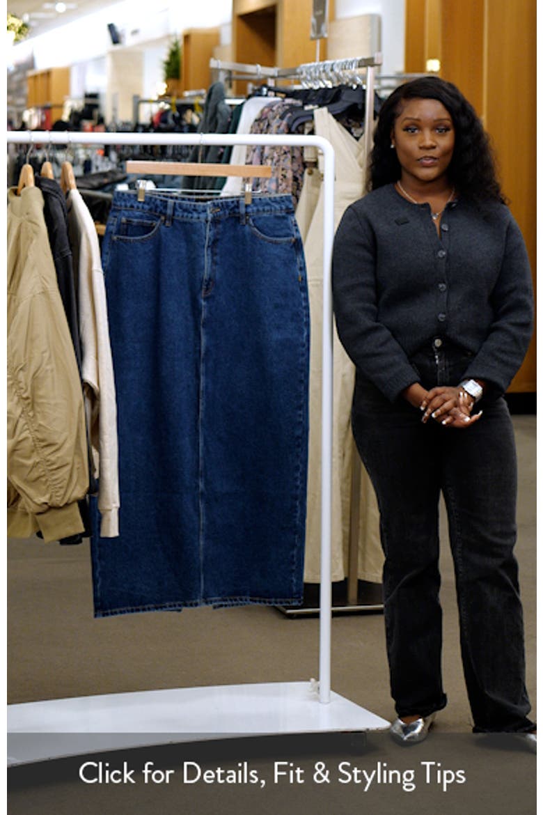 Evianna Denim Maxi Skirt video